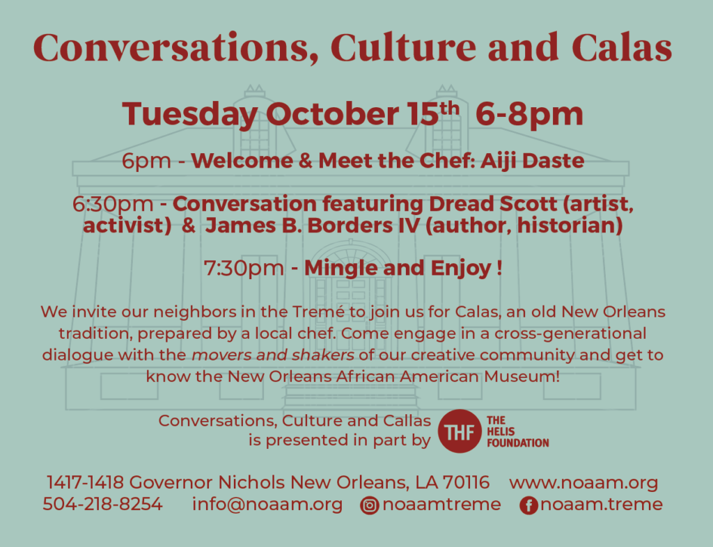 Conversations, Culture and Calas